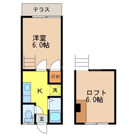 コーポエレガンスの物件間取画像